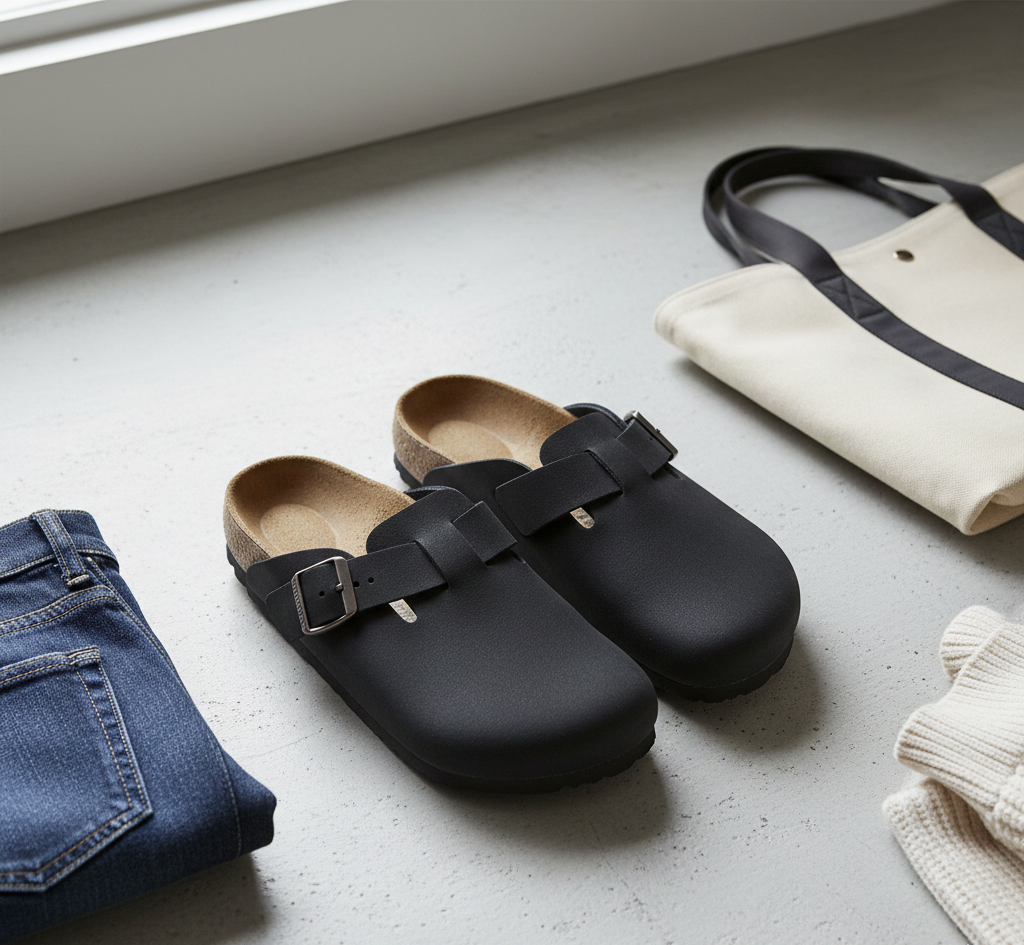 Black Birkenstock Clogs