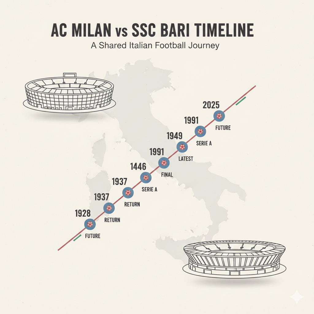 AC Milan vs SSC Bari Timeline
